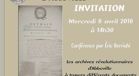 Les archives révolutionnaires d'Abbeville à travers différents documents