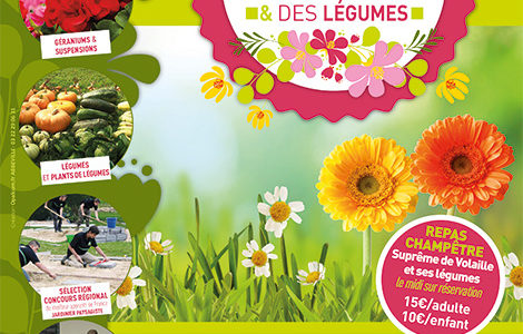 BROCANTE DE LA « FÊTE DES FLEURS & DES LÉGUMES »