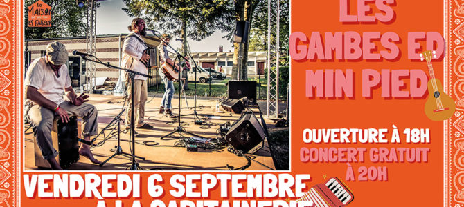 CONCERT BARBECUE « LES GAMBES ED’ MIN PIED »