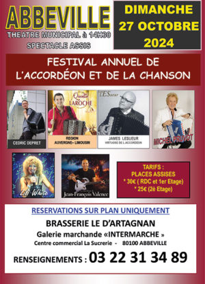 FESTIVAL ANNUEL DE L’ACCORDÉON ET DE LA CHANSON