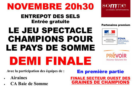 CHAMPIONS POUR LE PAYS DE SOMME