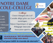 JOURNÉE PORTES OUVERTES ÉCOLE-COLLÈGE NOTRE DAME