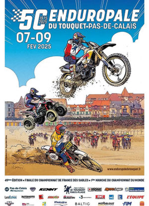 49ème ENDUROPALE DU TOUQUET-PAS-DE-CALAIS – 50ème ANNIVERSAIRE 1975/2025