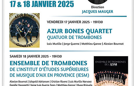 ENSEMBLE DE TROMBONES DE L’INSTITUT D’ÉTUDES SUPÉRIEURES DE MUSIQUE D’AIX EN PROVENCE